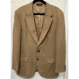 Vintage JOHN ALEXANDER 100% Camel Hair Mens Blazer, Mens 40-42